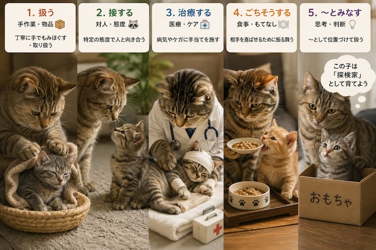 05_treat-5usages-2cats - 現役通訳ガイドも愛用 | Beyond AI ブログ